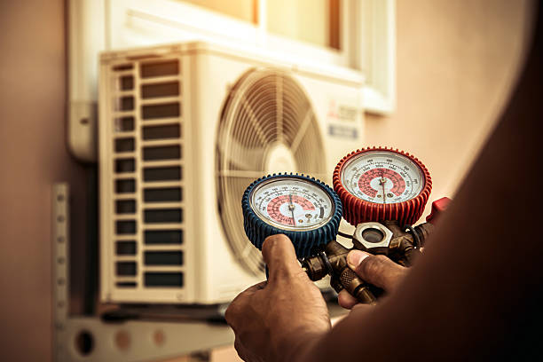 Professional Ac Installation technician working in Newark, NY